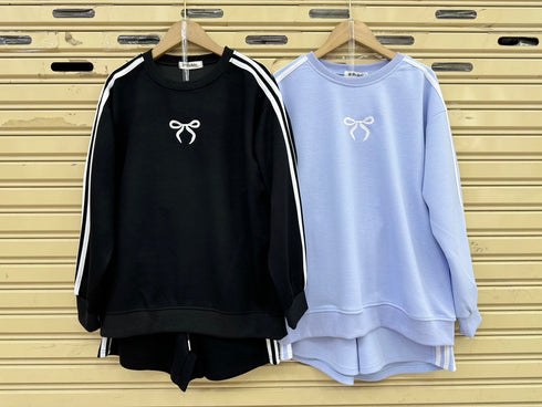 BEchic Ladies Winter Sweatshirt With Shorts